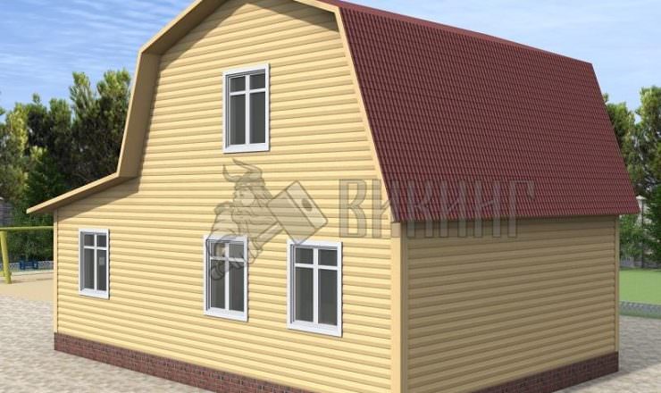 Деревянный дом 6x9 Гамма-28