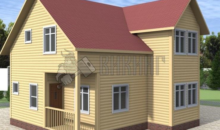 Деревянный дом 6x9 Альфа-6