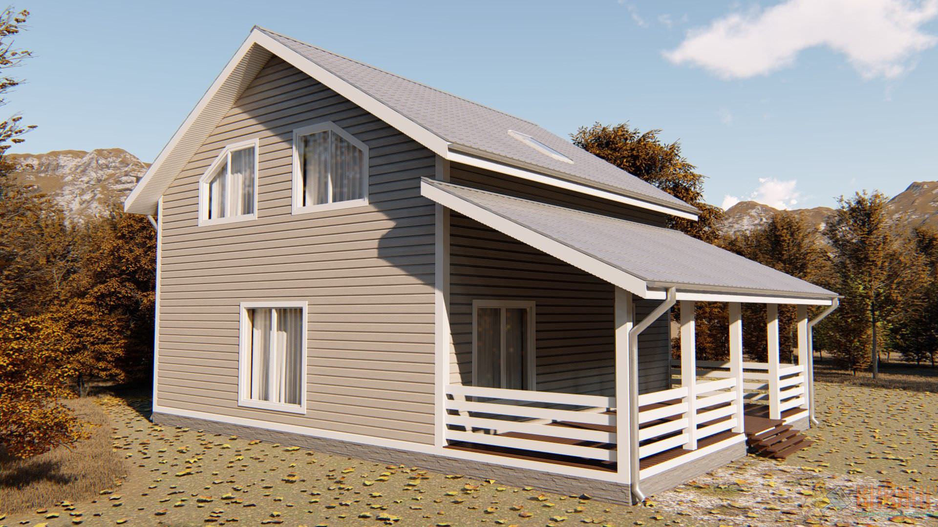 Дачный дом викинг 11