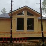Одноэтажный каркасный дом 7х8