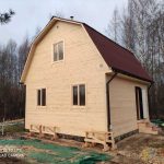 Портфолио - Каркасный дом с мансардным этажом 6х6м Проект «Прилесье»